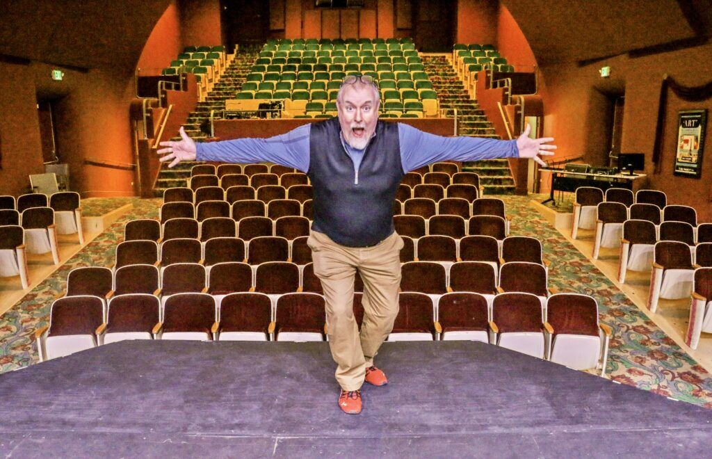 Rich Cowden arrived at the Aurora Fox in August 2023 with grand ambitions, some of which were realized. The seats shown in this photo have all been replaced and updated. (John Moore, Denver Gazette)