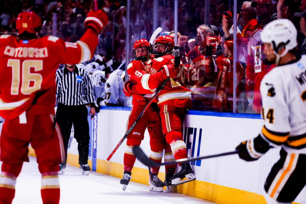Denver native Kieran Cebrian scores crucial goal for Pioneers in win over Western Michigan | NCAA hockey notebook