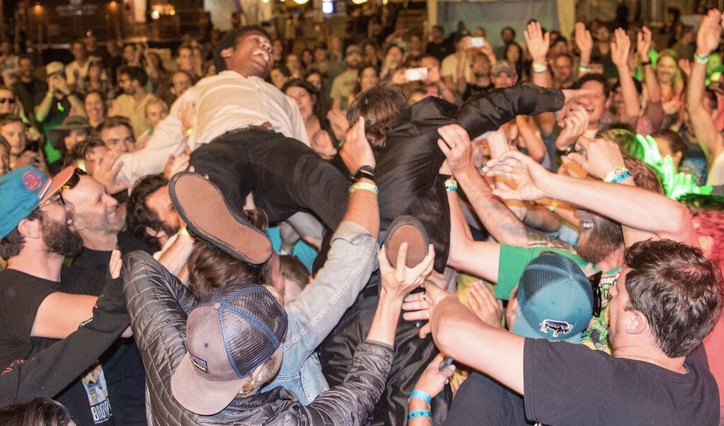 Scenes from the Underground Music Showcase. (Photo by John Moore)