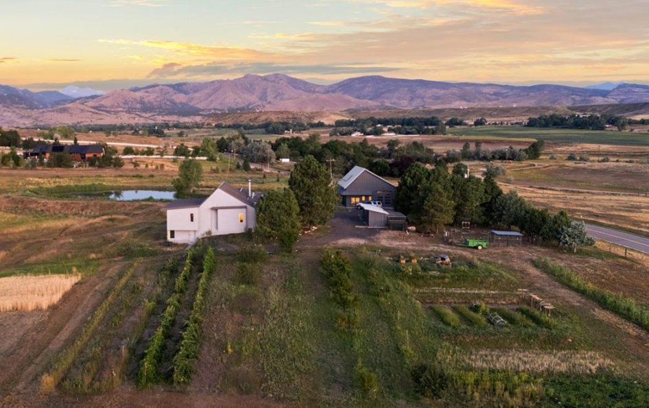 Beyond Boulder bubble, a solar farmhouse on 9 acres