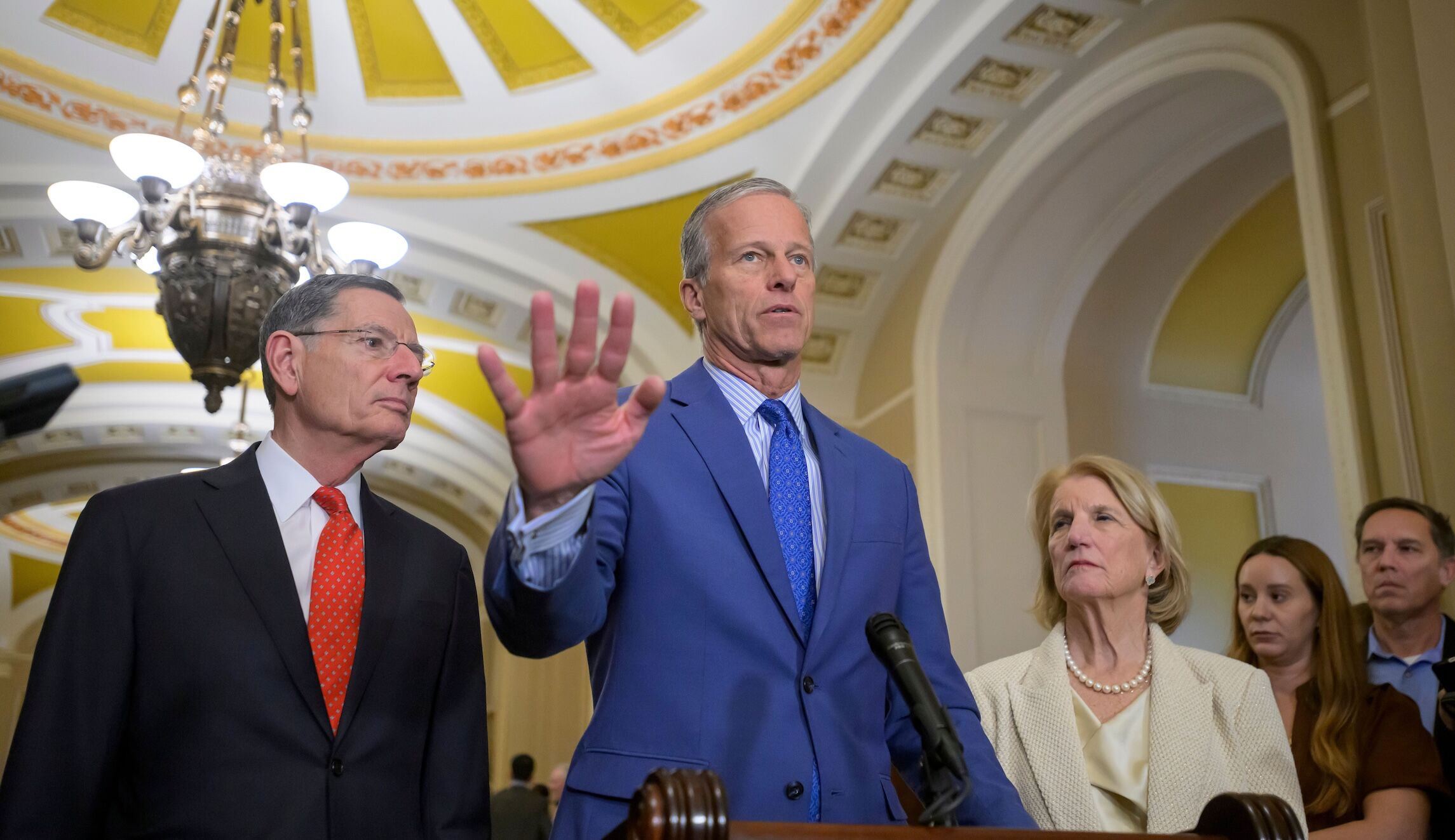 Trump calls on Thune to be a ‘leader’ and get the votes for the SAVE America Act
