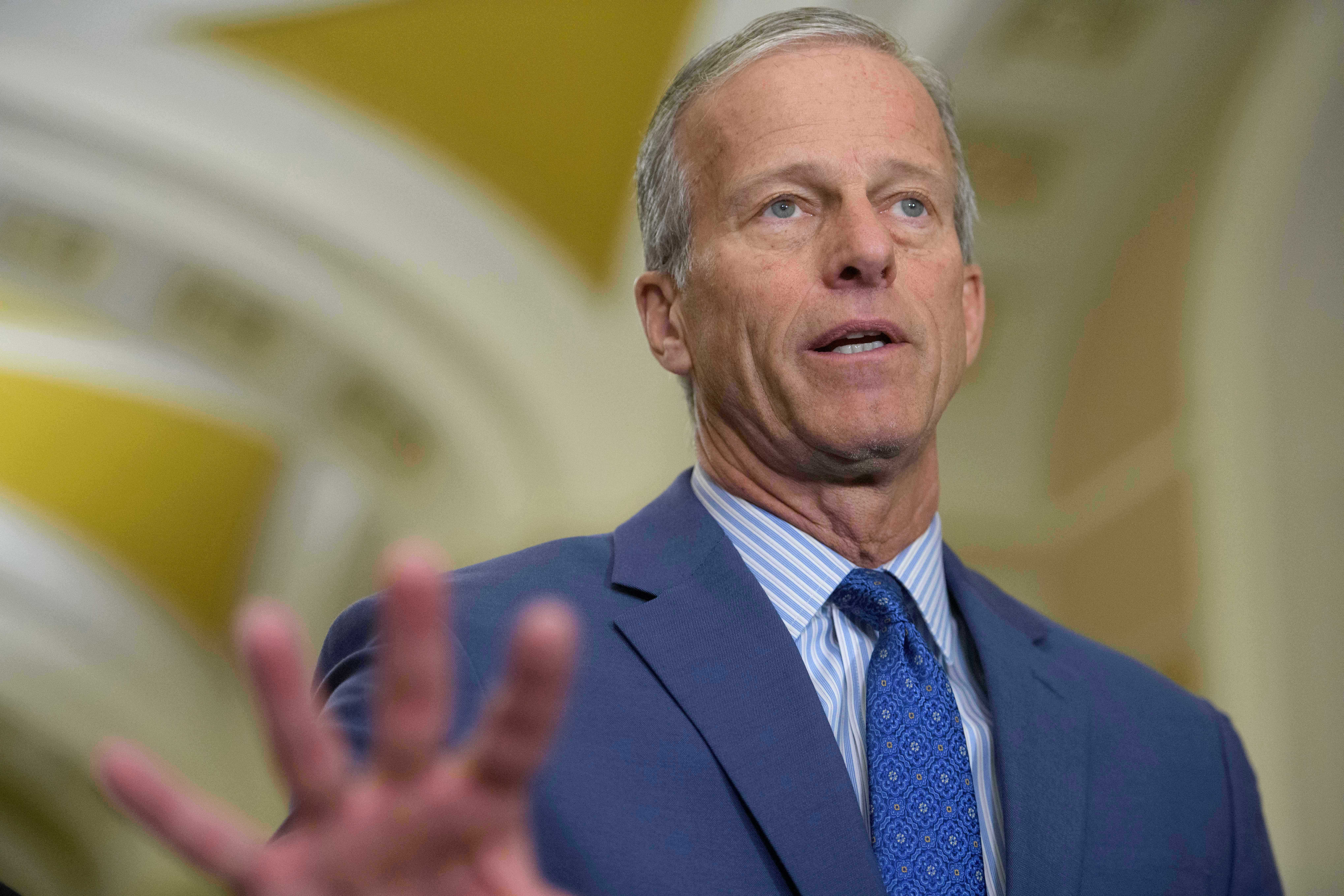 Thune says no Senate break without DHS funding: ‘If that’s what it takes’