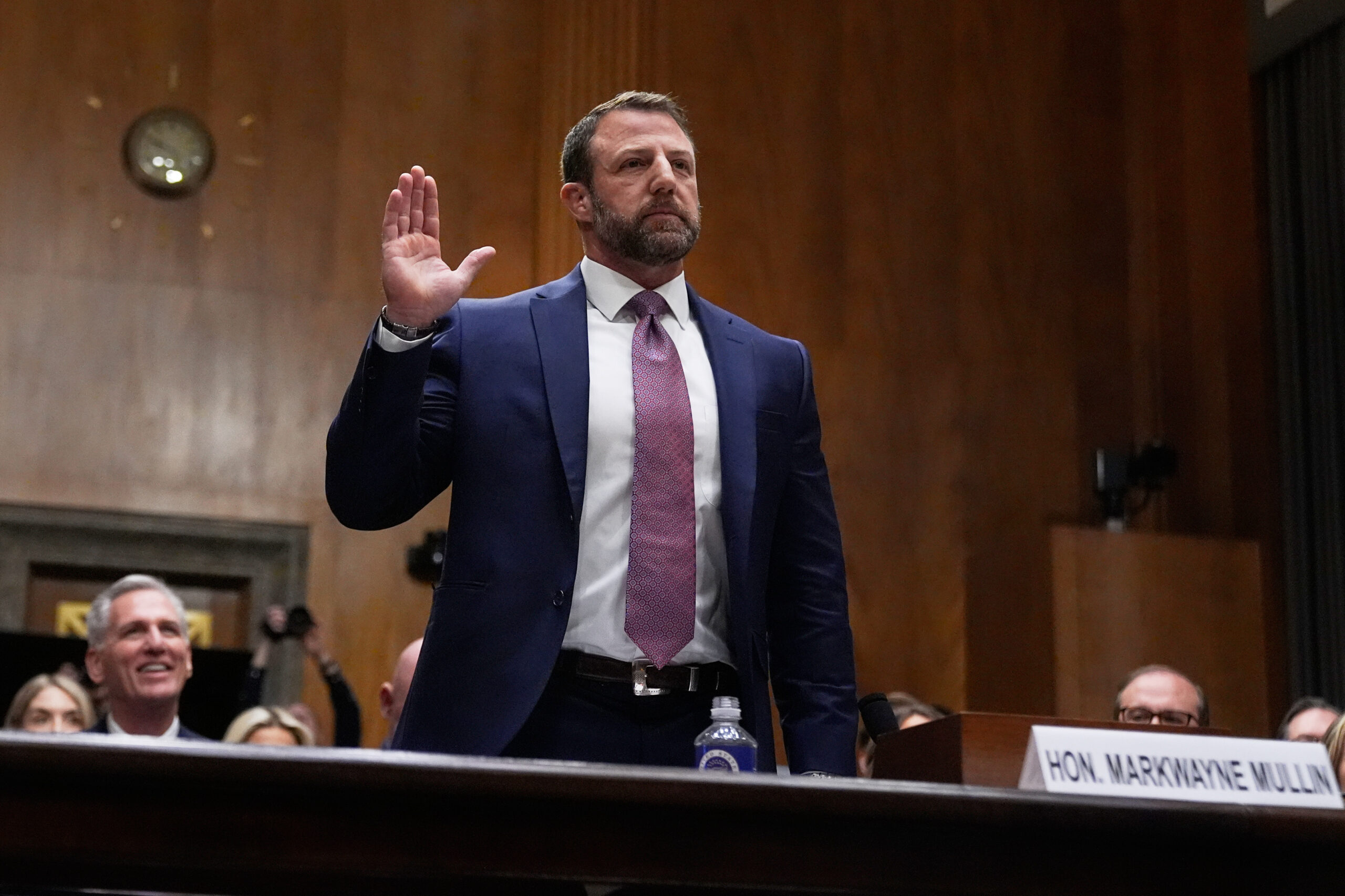 Senate committee advances nomination of Markwayne Mullin as DHS Secretary