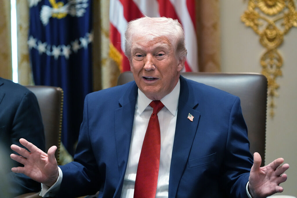 Trump shows video of immense blast after US airstrike using bunker buster bombs