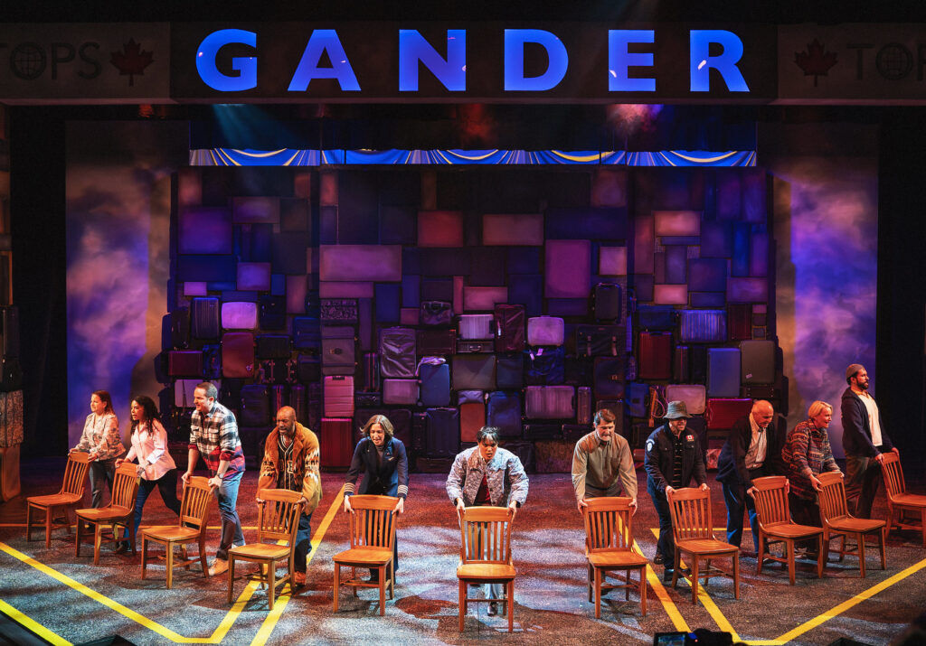 The cast of the Arvada Center's 'Come From Away,' playing through May 10. (Amanda Tipton Photography)