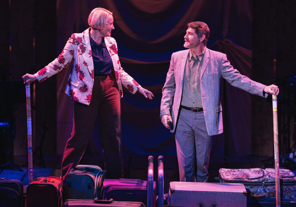 Megan Van De Hey and Ralph Prentice Daniel in the Arvada Center's 'Come From Away,' performing through May 10, 2026. (Amanda Tipton Photography)