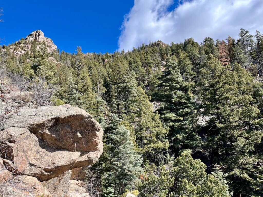 Rock outcrops in view along Dixon Trail at Cheyenne Mountain State Park. Seth Boster, The Gazette