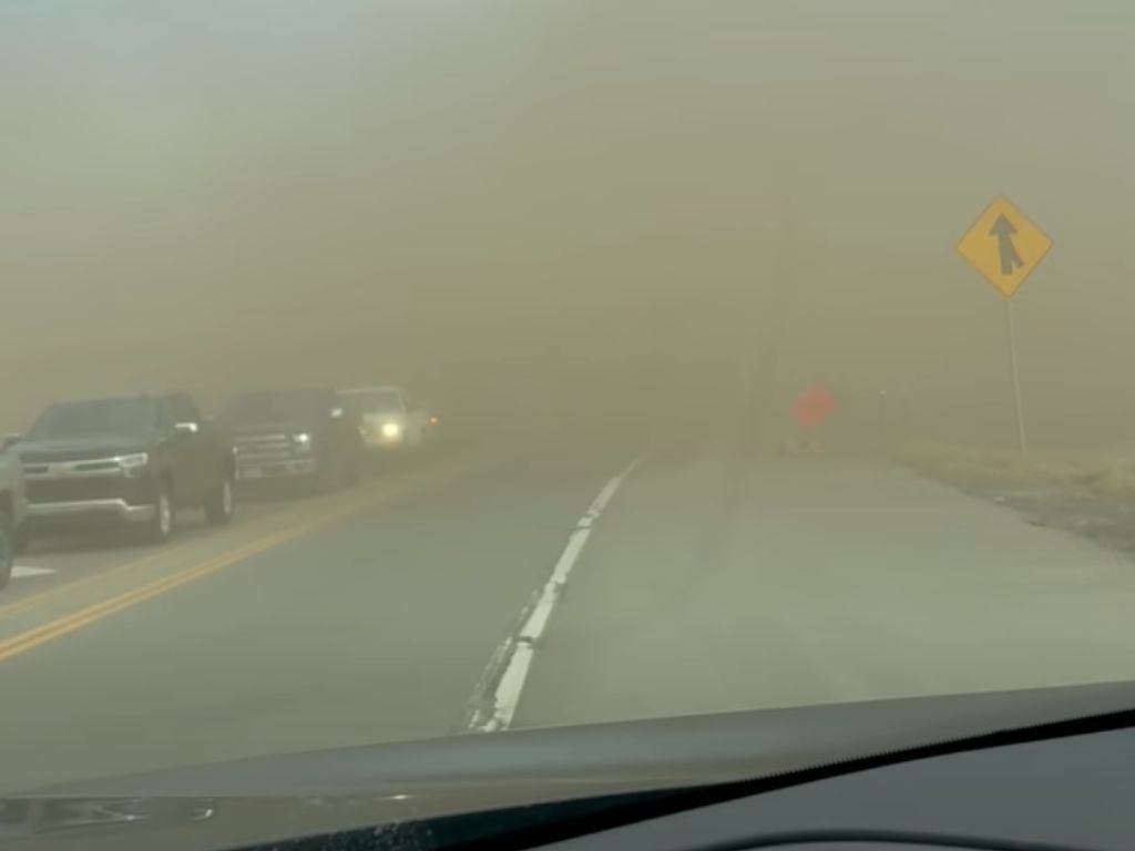 30-mile stretch of I-25 closed after strong winds flip multiple semi trucks