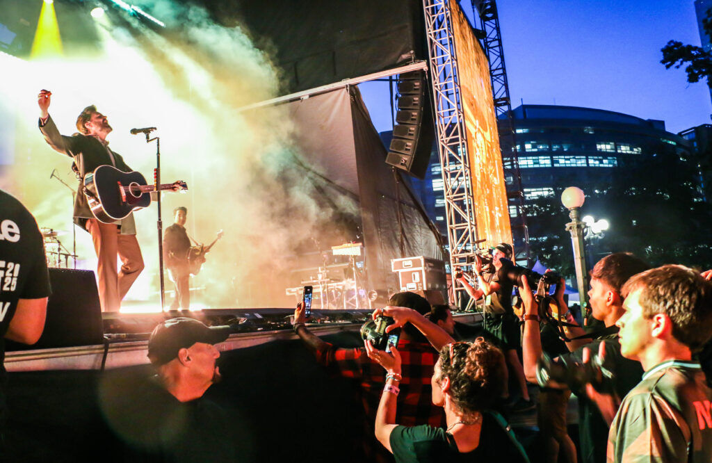 Lord Huron headlines the 2025 Outside Festival at Civic Center Park. (John Moore/Denver Gazette)