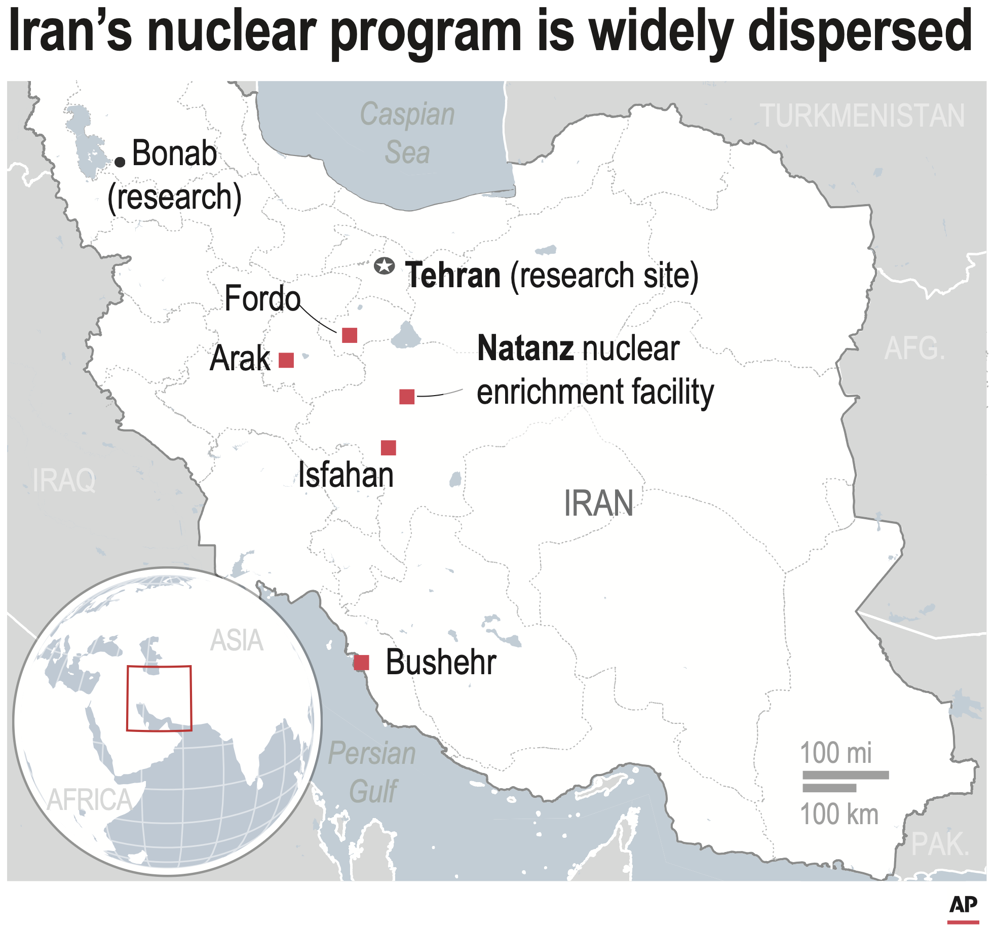 UN nuclear watchdog says Iran nuclear site damaged in strikes