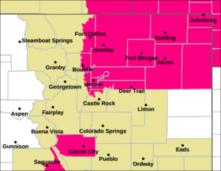 Denver weather: Fire conditions ‘critical’ as temperature climbs