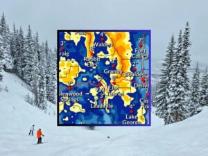 Double-digit snowfall totals likely on some Colorado peaks before weekend hits
