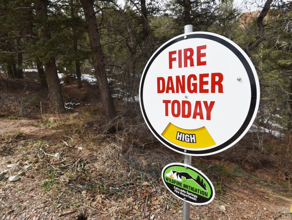 Near-record temperatures in Denver on Friday as dangerous fire weather conditions persist