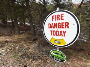 Near-record temperatures in Denver on Friday as dangerous fire weather conditions persist