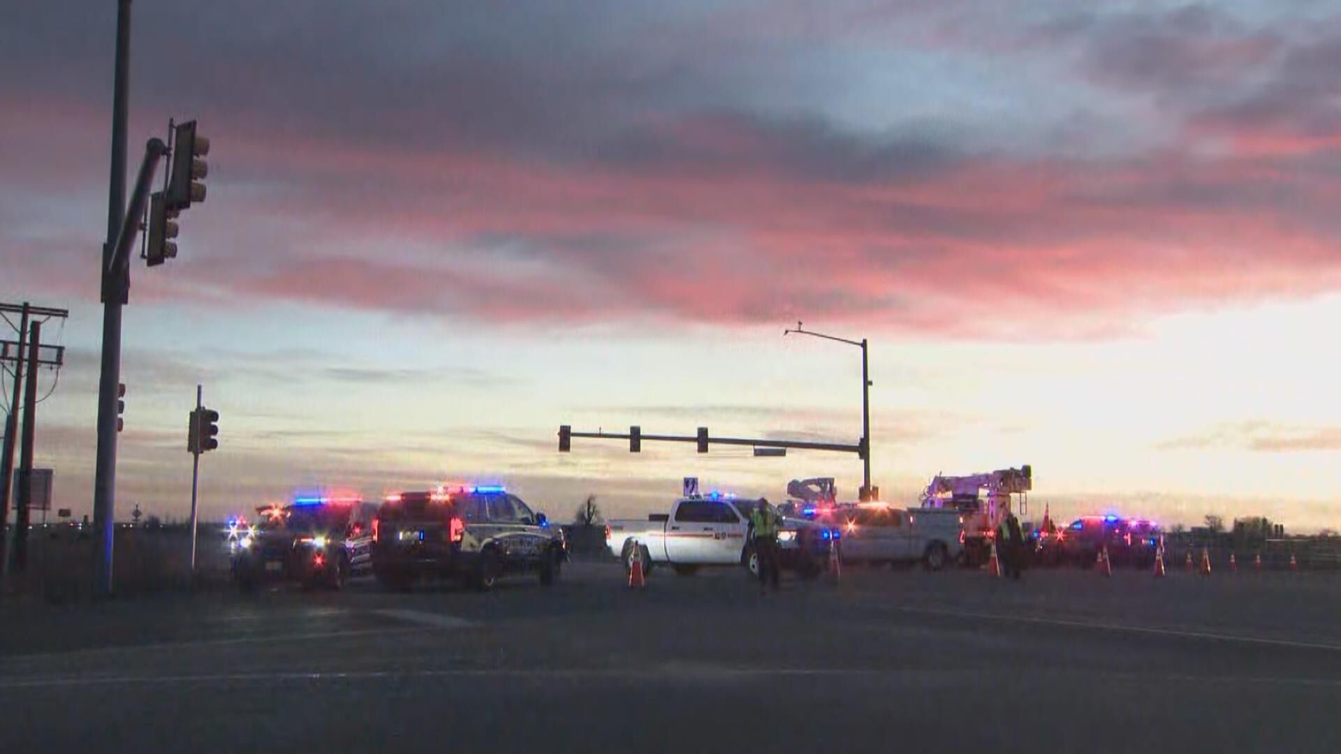 Fatal crash investigation shuts down Highway 85 in Brighton Wednesday morning