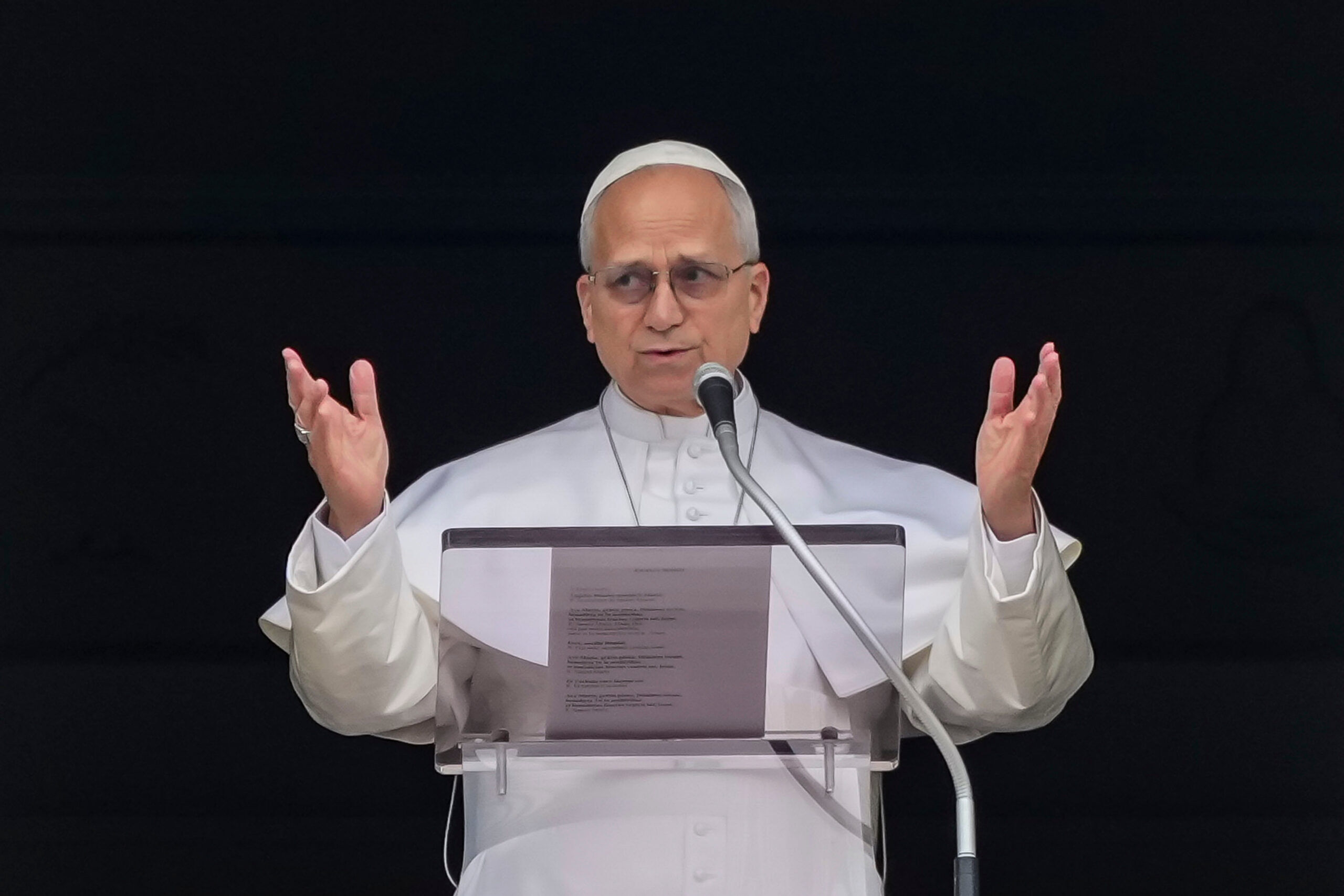 Pope Leo calls for peace, saying God doesn’t listen to prayers of ‘those who wage war’