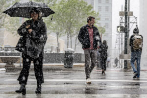 PHOTOS: Mid-April Snow Covers Denver