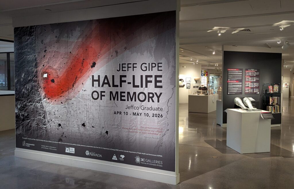 Jeff Gipe's 'The Half-Life of Memory,' a collection of artifacts and artwork from Rocky Flats, can be seen at the Arvada Center through May 10. (Provided by the Arvada Center)
