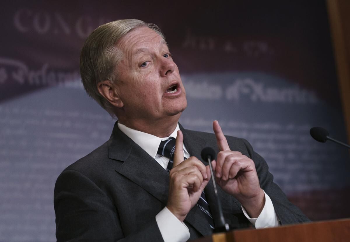 Lindsey Graham turns ire toward rivals at home amid Iran and DHS shutdown fallout