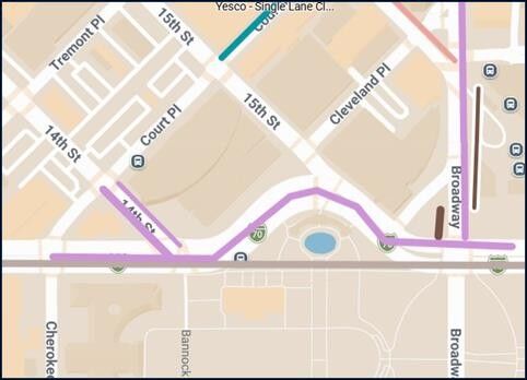 Work around Civic Center to impact downtown Denver traffic