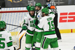 Get to know the Denver Pioneers, Michigan, Wisconsin, North Dakota at the 2026 Frozen Four