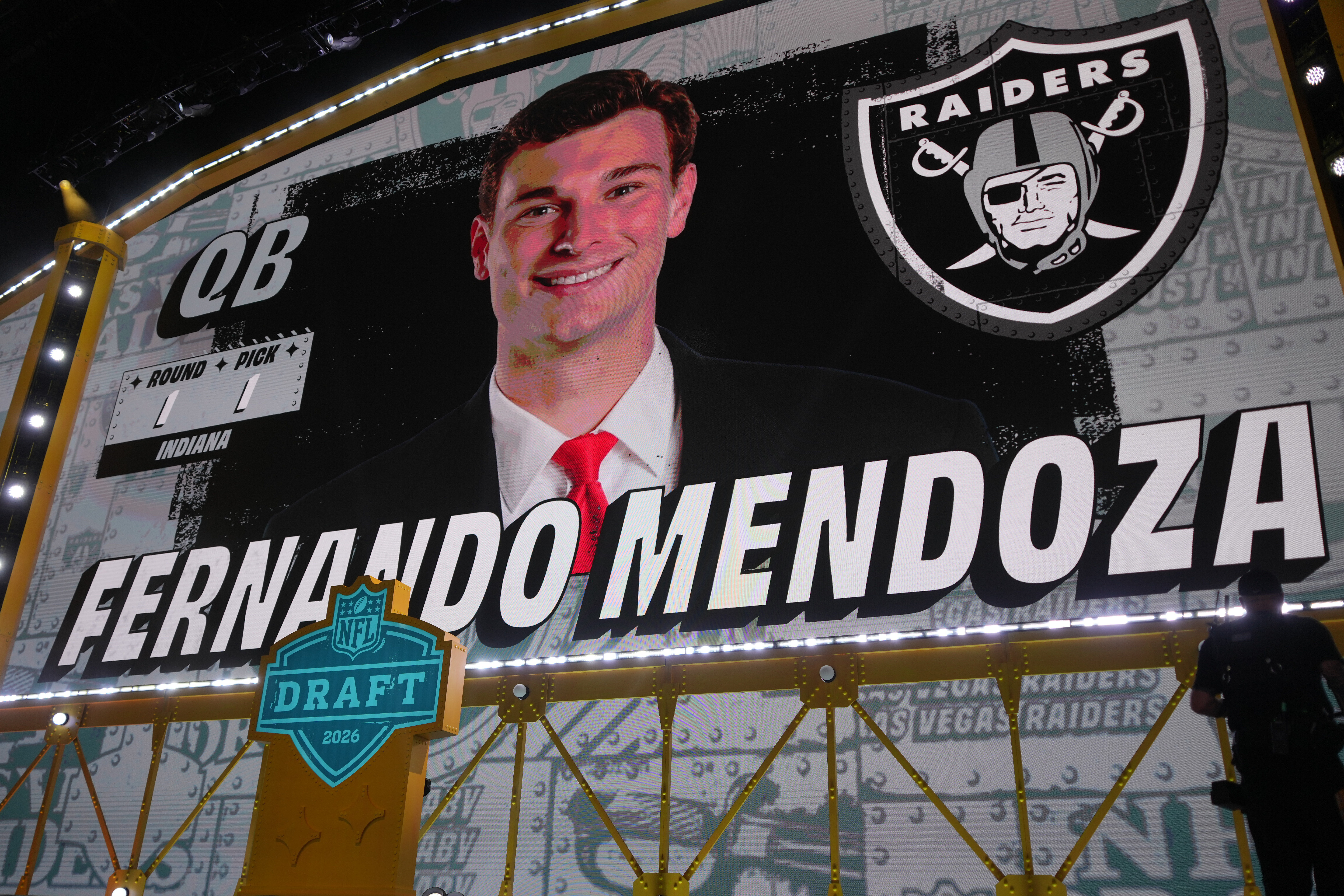 With Broncos idle in first round, AFC West rivals add players, including Fernando Mendoza to Raiders