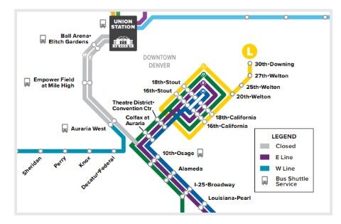Overhead wire work to disrupt light rail service to Union Station April 11-13