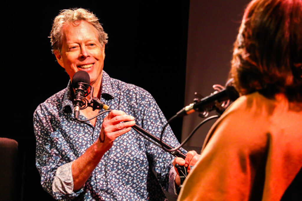 Nick Forster at the 35th anniversary celebration of eTown at Boulder's eTown Hall on April 22, 2026. (John Moore/Denver Gazette)