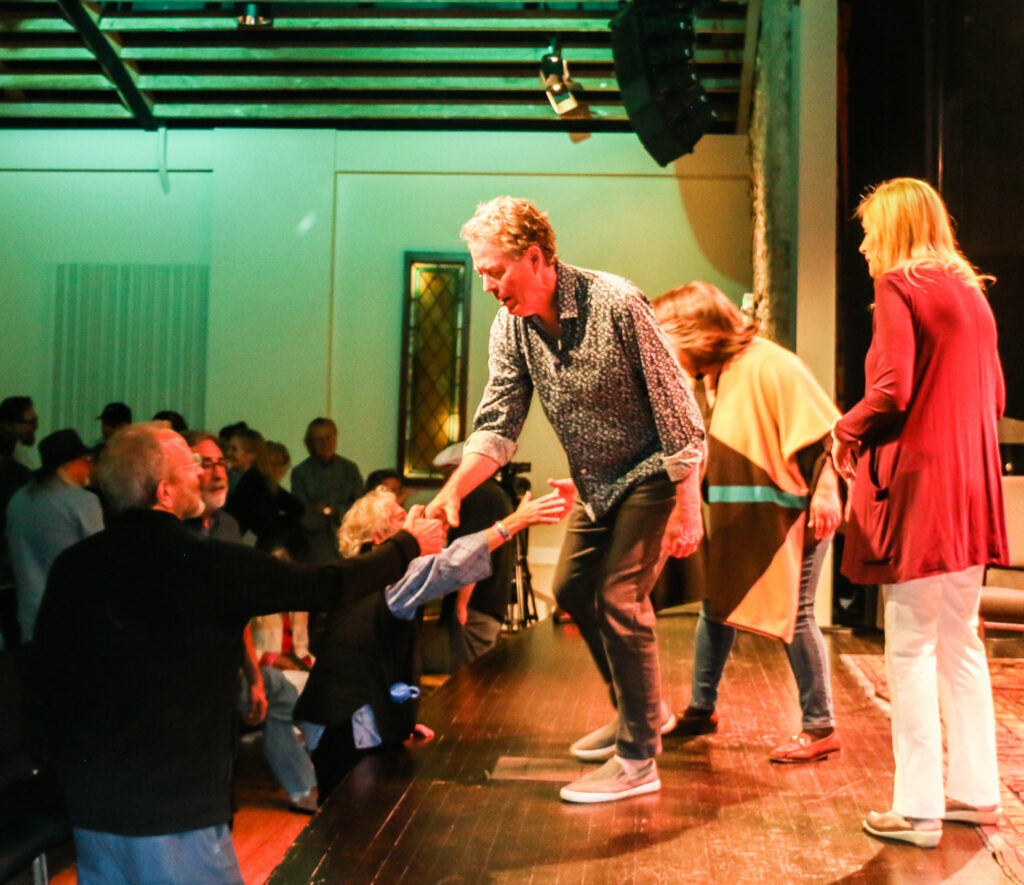 Nick Forster at the 35th anniversary celebration of eTown at Boulder's eTown Hall on April 22, 2026. (John Moore/Denver Gazette)