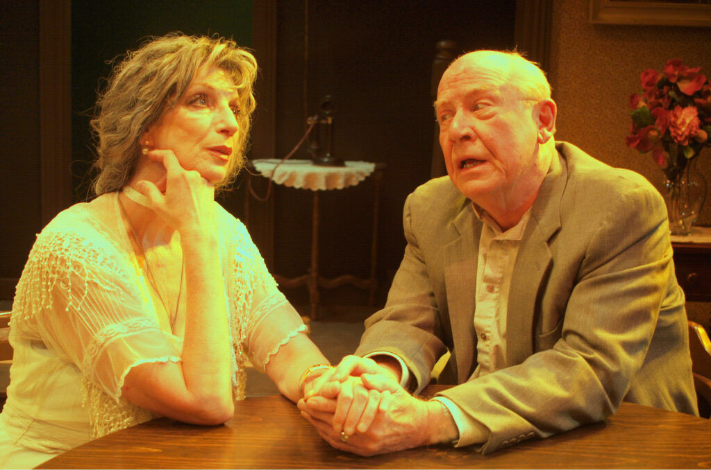 Erica Sarzin-Borrillo with Ed Baierlein in Germinal Stage-Denver's 2013 production of 'Long Day's Journey into Night.' (Germinal Stage-Denver file photo)(Germinal Stage-Denver file photo)