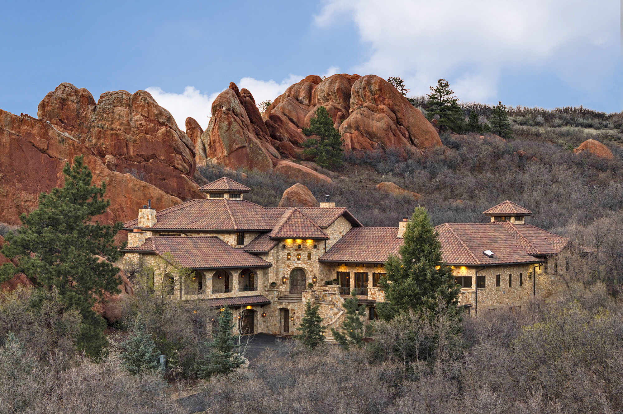 This $8.4 million Roxborough Park home has Italianate designs, acreage and views