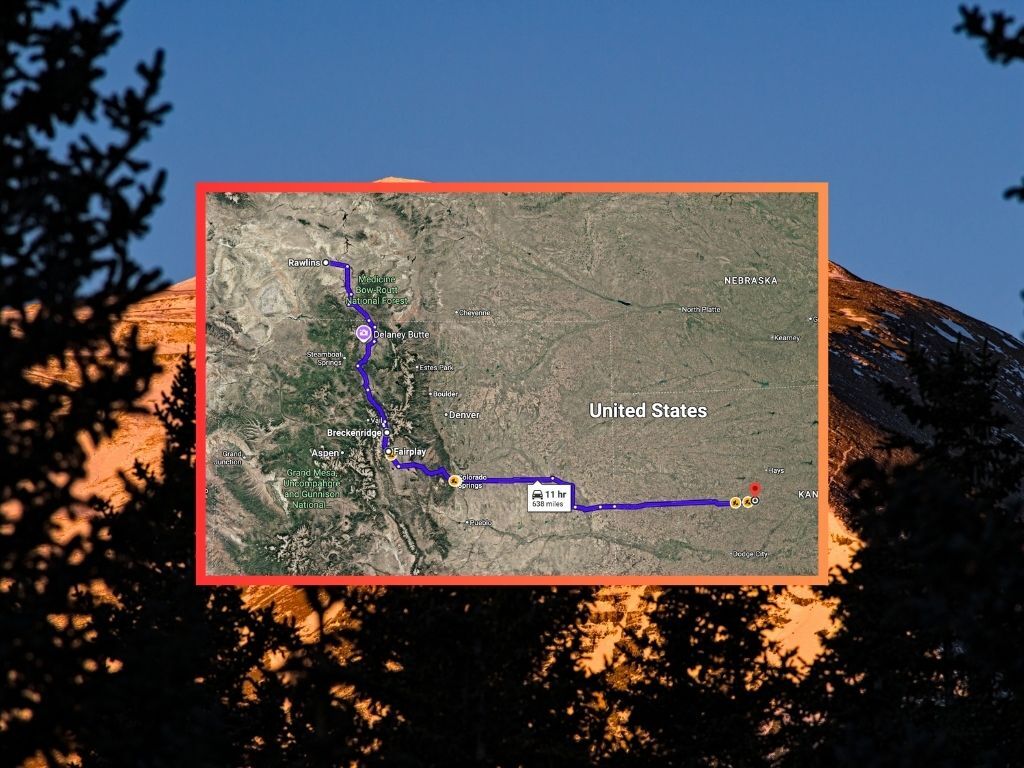 Camp at 11,500 feet along this 4-week, 10-state ‘TransAmerica’ road trip