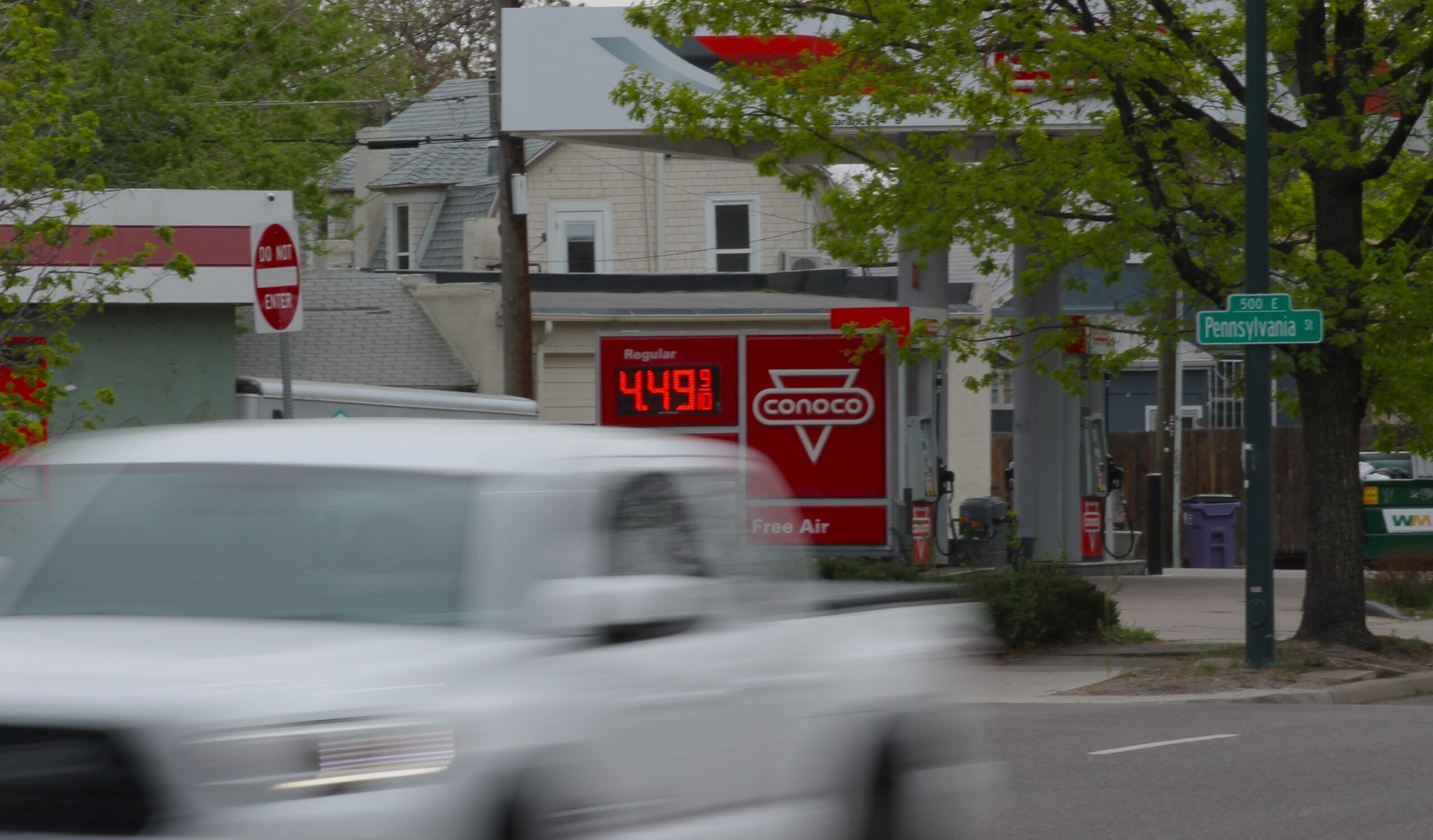 As Denver gas prices keep trending high, one station is content to go higher