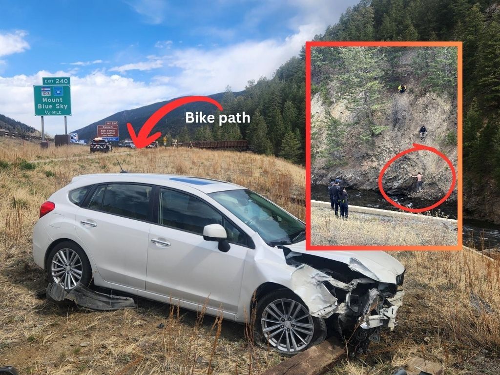 Driver crashes, flees scene after traveling down bike path at high speed in Colorado mountain town
