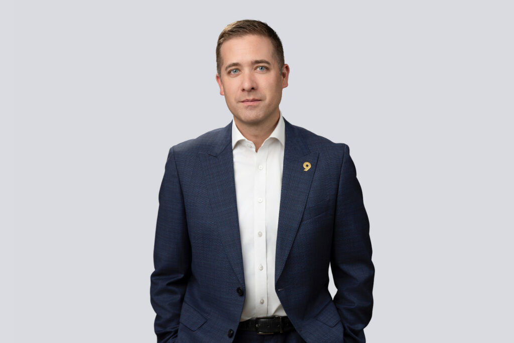 Kyle Clark, pictured in 2025, has been the face of 9News for 20 years. (Courtesy 9News)