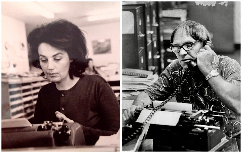 Florence Moore was a co-founder of the Arvada Citizen newspaper; Ralph Moore was a longtime Denver Post sports writer. (Courtesy John Moore)