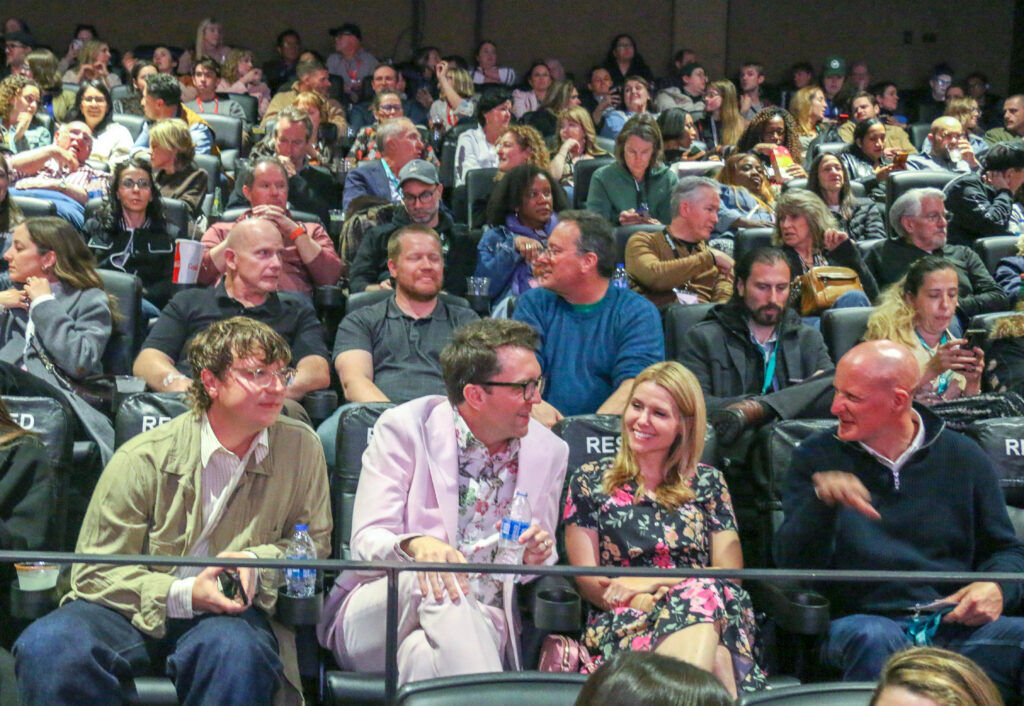 The Sie FilmCenter was packed on April 30, 2025, for a SeriesFest screening of 'Sunny Nights.' D'arcy Carden, co-star of the Hulu comedy series, will be back on May 8 to accept the Excellence in Acting Award. (John Moore/Denver Gazette)