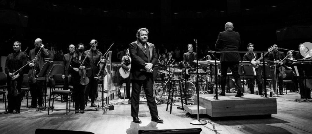 Nathaniel Rateliff performed the music of Harry Nilsson with the Colorado Symphony in 2023. (Amanda Tipton Photography via Colorado Symphony)