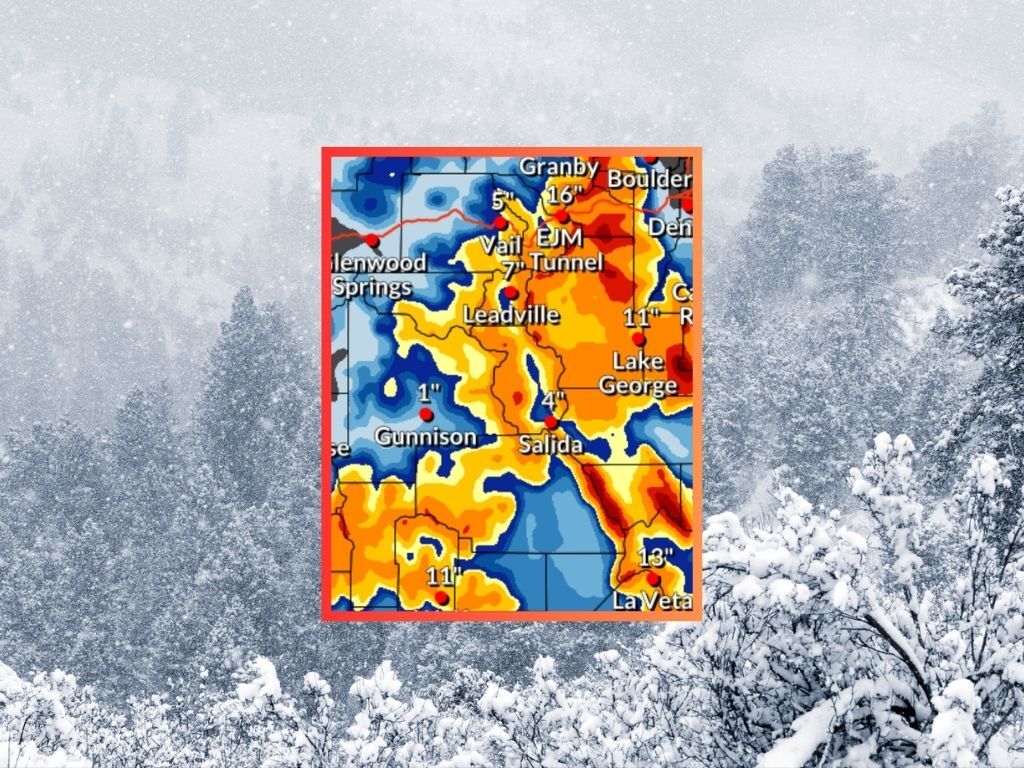 2-plus feet of snow possible in parts of Colorado over the next few days