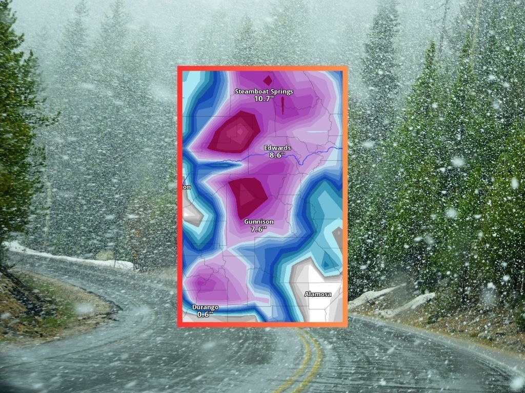 14-plus inches of snow could hit some Colorado peaks over upcoming days