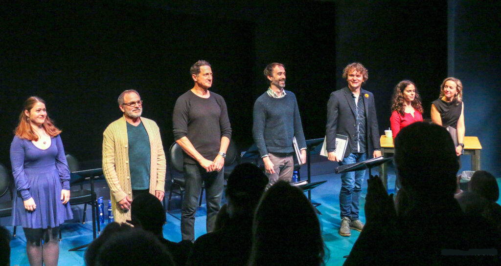 Curtain call for the 2025 Colorado New Play Summit reading of David Myers' 'How to Conquer America: A Mostly True History of Yogurt.' (John Moore, Denver Gazette)