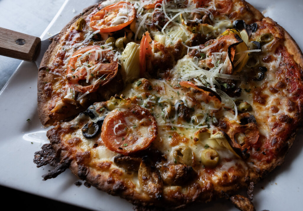 The Olive You pizza at DiRito's Italian Restaurant in Cañon City on Wednesday, April 8, 2026. (The Gazette, Christian Murdock)