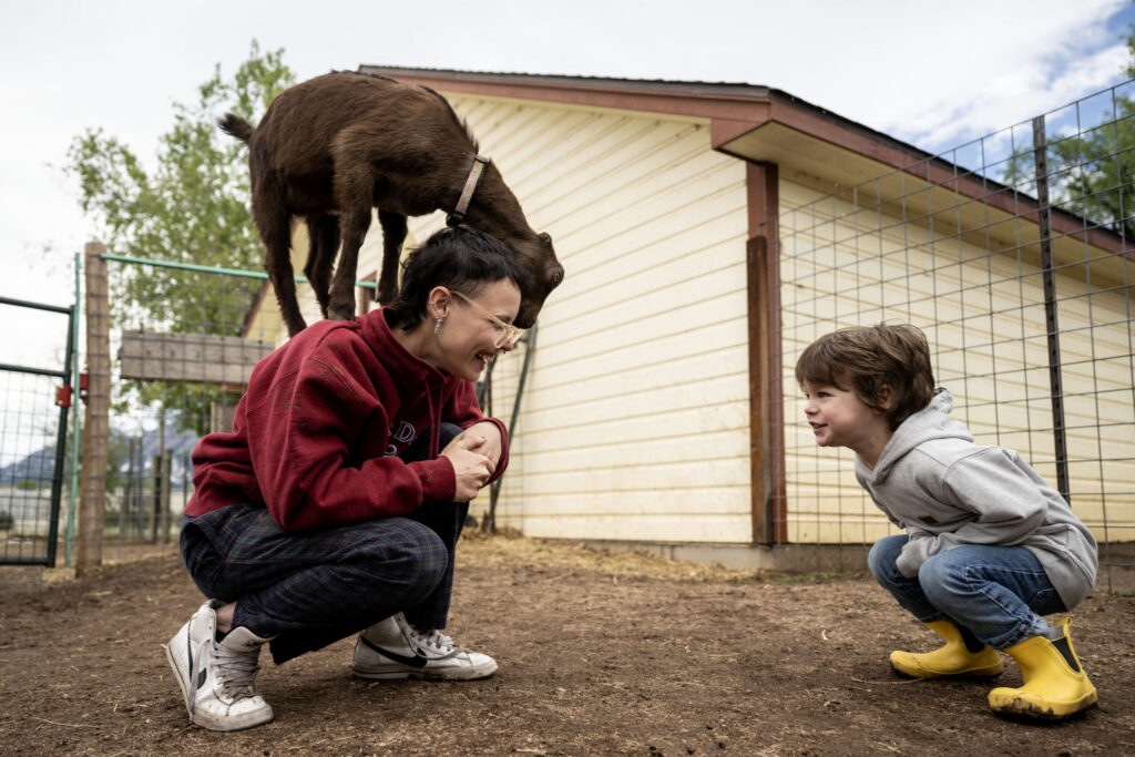 PHOTOS: Feeding Baby Goats at Growing Gardens in Boulder