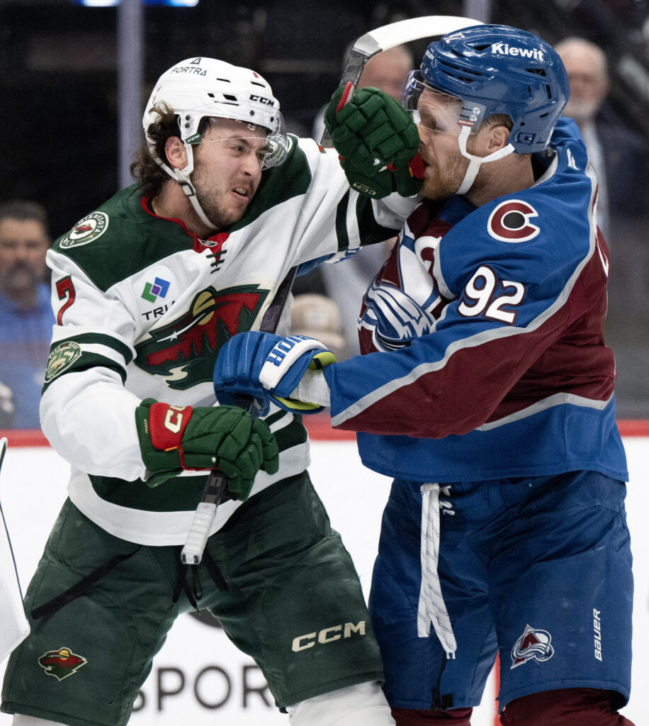 Mark Kiszla: Avs, Wild channel the 1980s in a Game 1 goalapalooza