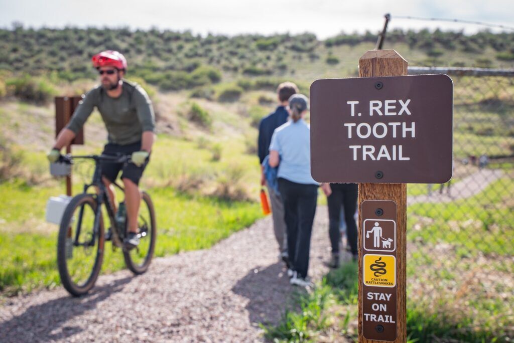 The new T. rex Tooth Trail at South Table Mountain in Golden. Photo courtesy Jefferson County Parks and Open Space