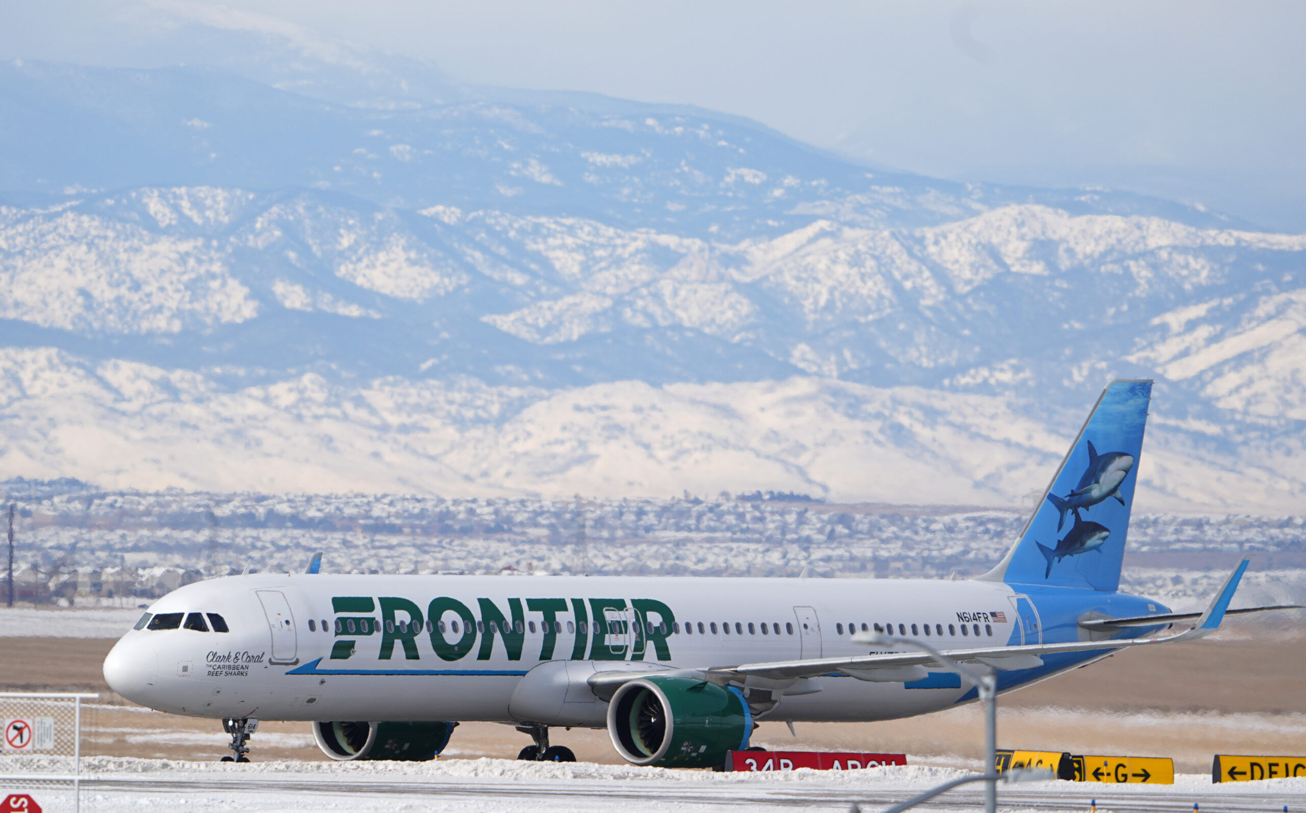 Gun magazine forces evacuation of Frontier flight