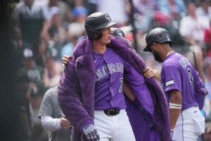 With ‘slow heartbeat’ and top marks among MLB rookies, TJ Rumfield having immediate impact for Rockies