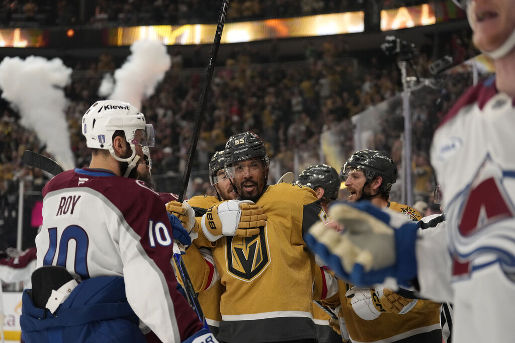 Avalanche on brink of elimination after Game 3 collapse at Vegas