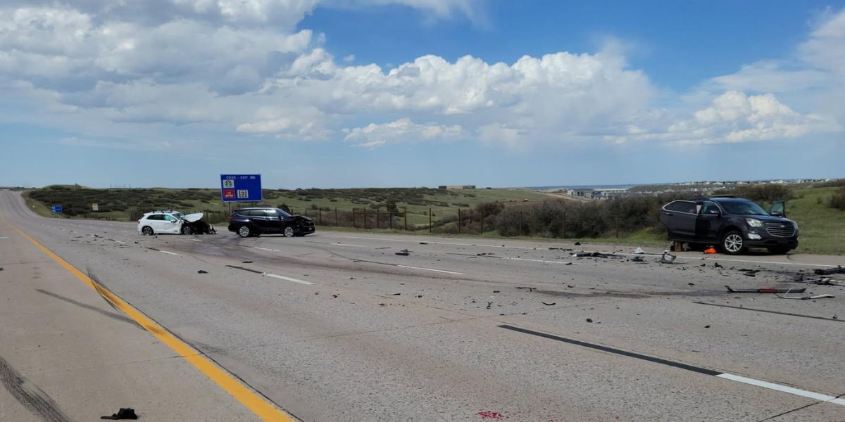 Fatal multi-vehicle crash that resulted in extended I-25 closure caused by SUV traveling in reverse