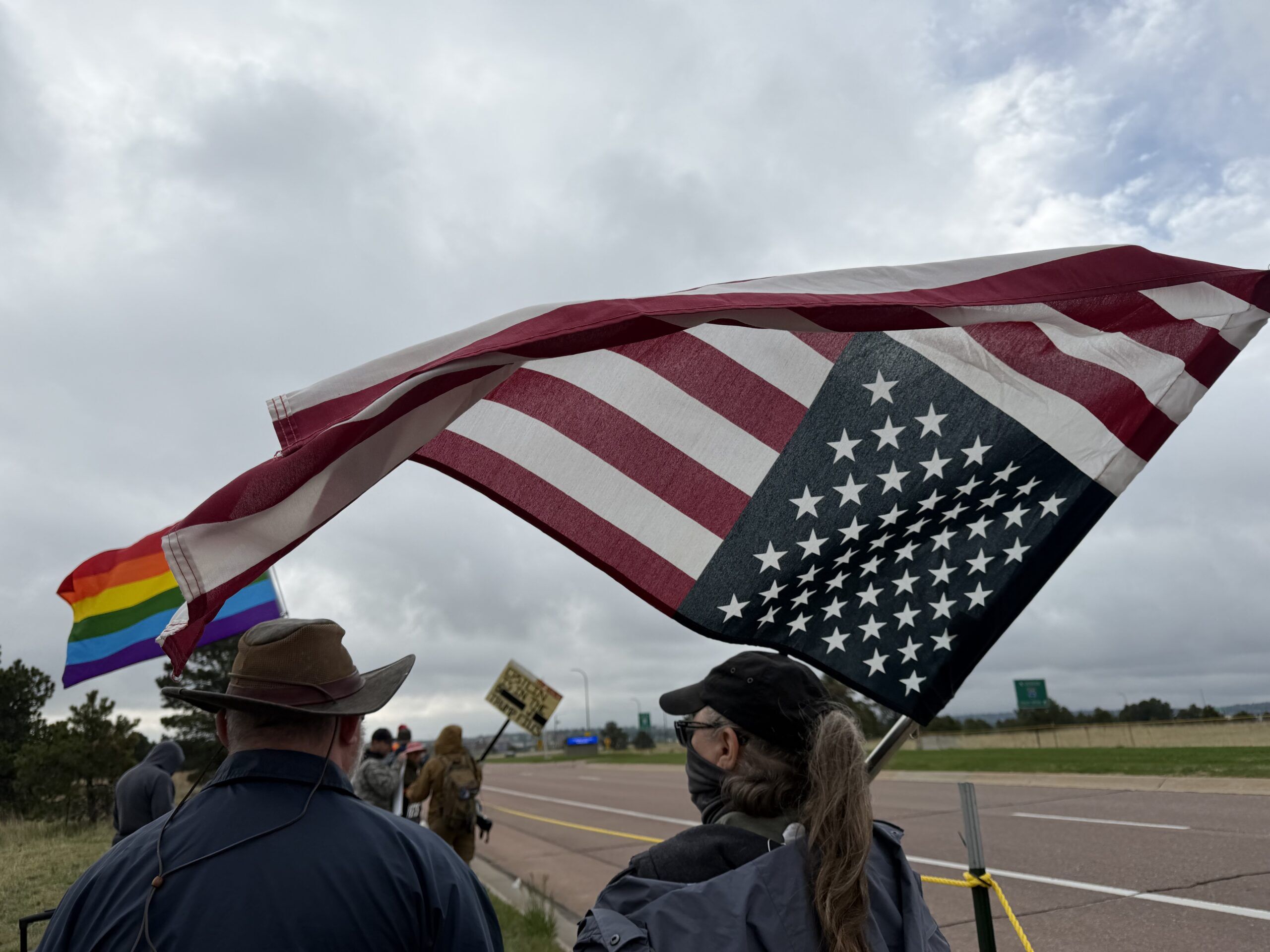 Veterans protest Iran war, military use while VP Vance speaks at Air Force Academy graduation